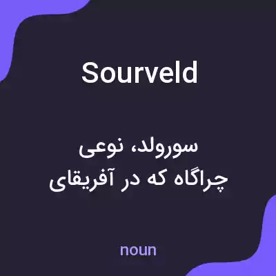 معنی sourveld به فارسی معنی sourveld به فارسی