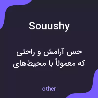 معنی souushy به فارسی معنی souushy به فارسی