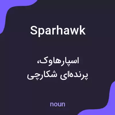 معنی sparhawk به فارسی معنی sparhawk به فارسی