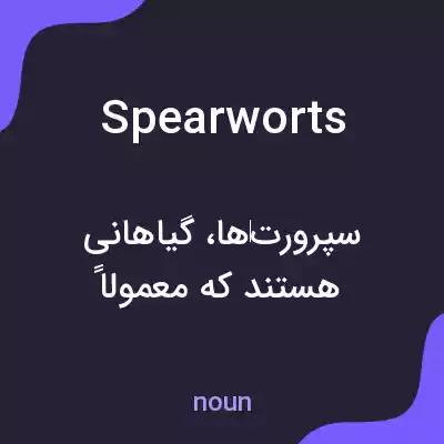 معنی spearworts به فارسی معنی spearworts به فارسی