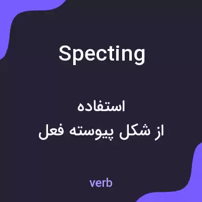 معنی specting به فارسی معنی specting به فارسی