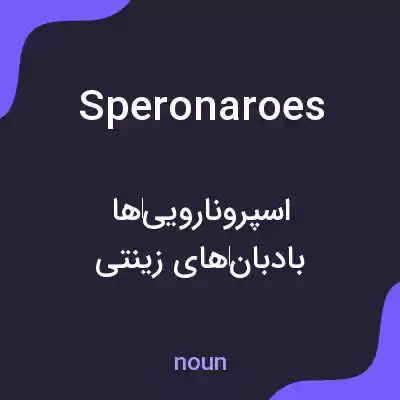 معنی speronaroes به فارسی معنی speronaroes به فارسی