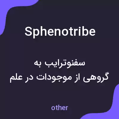 معنی sphenotribe به فارسی معنی sphenotribe به فارسی