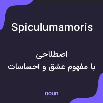 معنی spiculumamoris به فارسی معنی spiculumamoris به فارسی