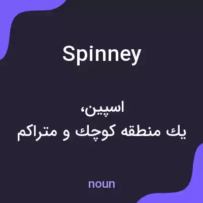 معنی spinney به فارسی معنی spinney به فارسی
