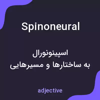 معنی spinoneural به فارسی معنی spinoneural به فارسی