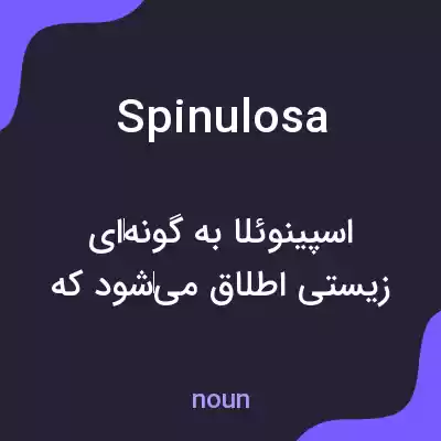 معنی spinulosa به فارسی معنی spinulosa به فارسی