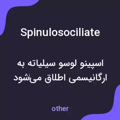 معنی spinulosociliate به فارسی معنی spinulosociliate به فارسی