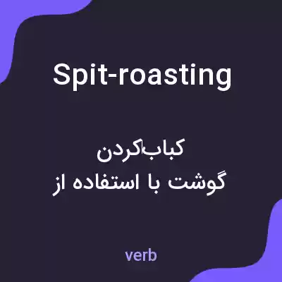 معنی spit-roasting به فارسی معنی spit-roasting به فارسی