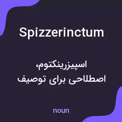 معنی spizzerinctum به فارسی معنی spizzerinctum به فارسی