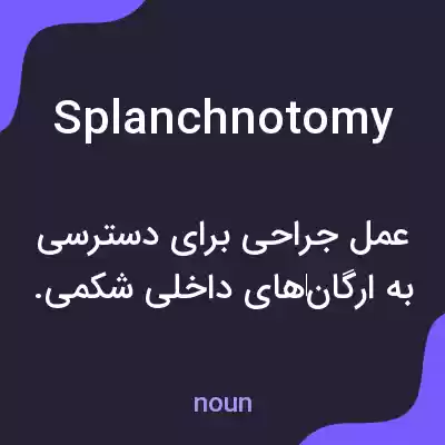 معنی splanchnotomy به فارسی معنی splanchnotomy به فارسی