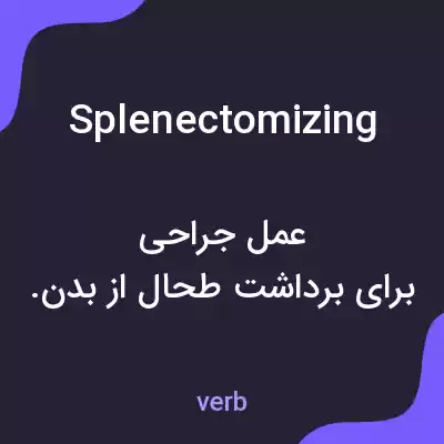 معنی splenectomizing به فارسی معنی splenectomizing به فارسی