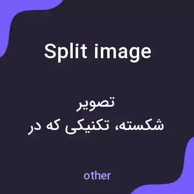 معنی split image به فارسی