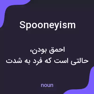 معنی spooneyism به فارسی معنی spooneyism به فارسی