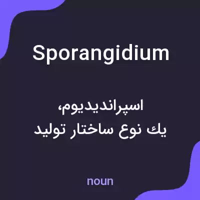 معنی sporangidium به فارسی معنی sporangidium به فارسی