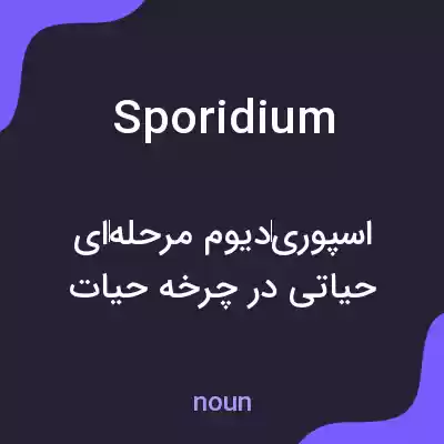 معنی sporidium به فارسی معنی sporidium به فارسی