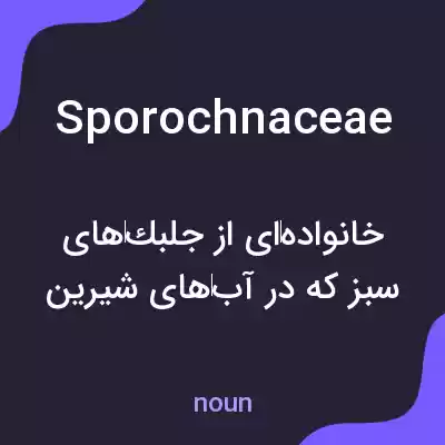 معنی sporochnaceae به فارسی معنی sporochnaceae به فارسی