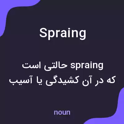 معنی spraing به فارسی معنی spraing به فارسی