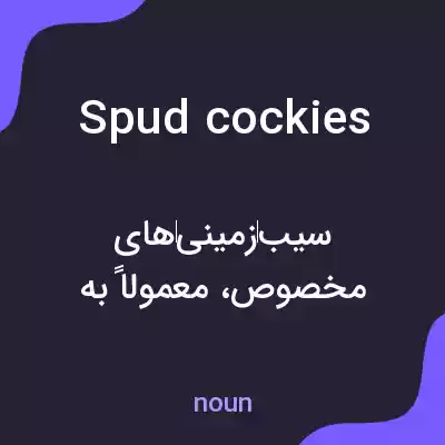 معنی spud cockies به فارسی معنی spud cockies به فارسی