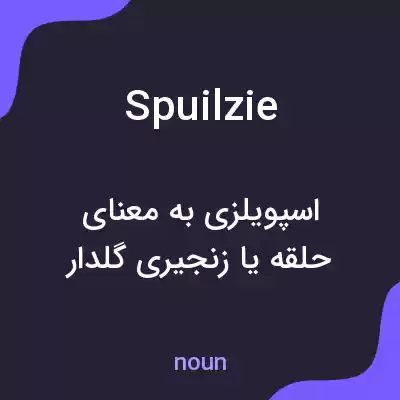 معنی spuilzie به فارسی معنی spuilzie به فارسی