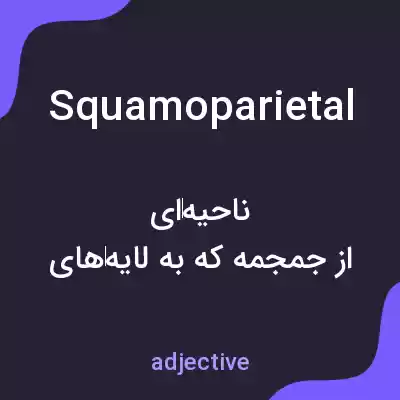 معنی squamoparietal به فارسی معنی squamoparietal به فارسی