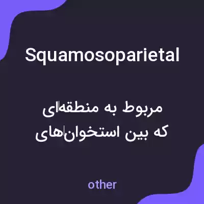 معنی squamosoparietal به فارسی معنی squamosoparietal به فارسی