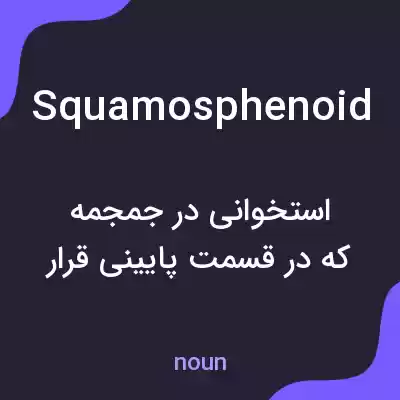 معنی squamosphenoid به فارسی معنی squamosphenoid به فارسی
