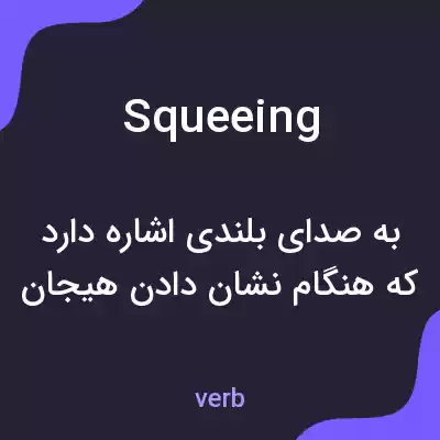 معنی squeeing به فارسی معنی squeeing به فارسی
