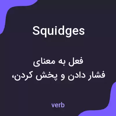 معنی squidges به فارسی معنی squidges به فارسی