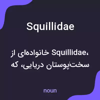 معنی squillidae به فارسی معنی squillidae به فارسی