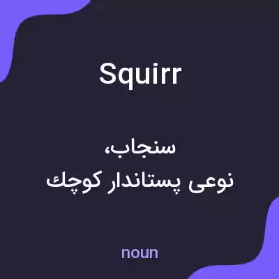 معنی squirr به فارسی معنی squirr به فارسی