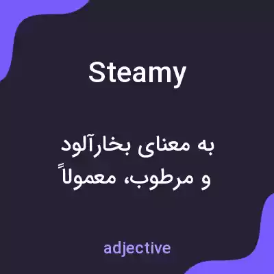 معنی steamy به فارسی معنی steamy به فارسی