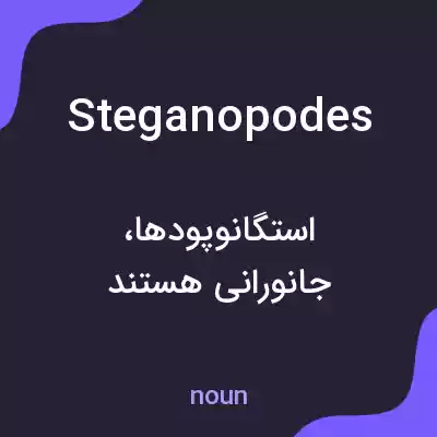 معنی steganopodes به فارسی معنی steganopodes به فارسی