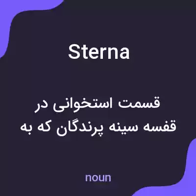 معنی sterna به فارسی معنی sterna به فارسی