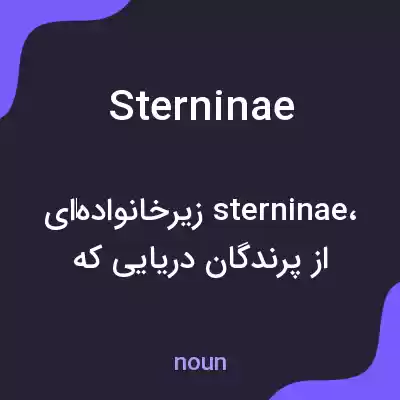 معنی sterninae به فارسی معنی sterninae به فارسی