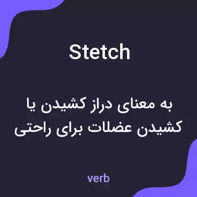 معنی stetch به فارسی