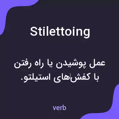 معنی stilettoing به فارسی معنی stilettoing به فارسی