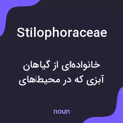 معنی stilophoraceae به فارسی معنی stilophoraceae به فارسی
