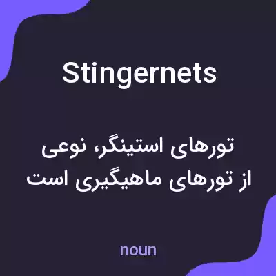 معنی stinger nets به فارسی معنی stinger nets به فارسی