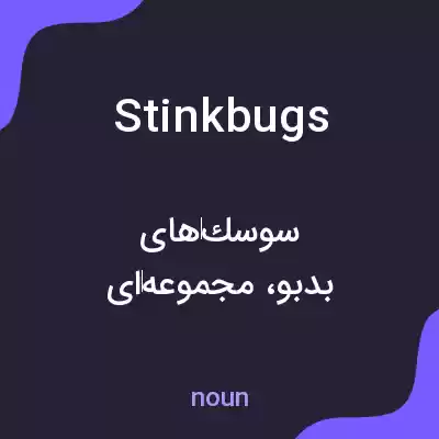 معنی stink bugs به فارسی معنی stink bugs به فارسی