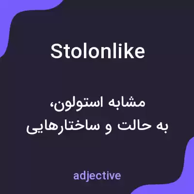 معنی stolonlike به فارسی معنی stolonlike به فارسی