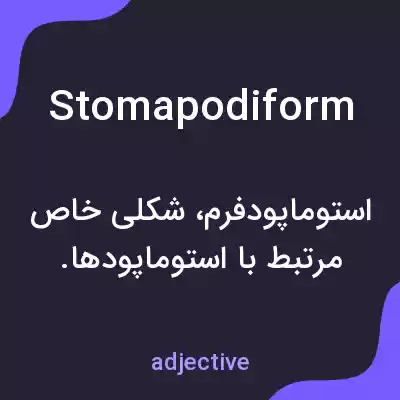 معنی stomapodiform به فارسی معنی stomapodiform به فارسی
