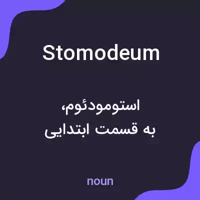 معنی stomodeum به فارسی معنی stomodeum به فارسی