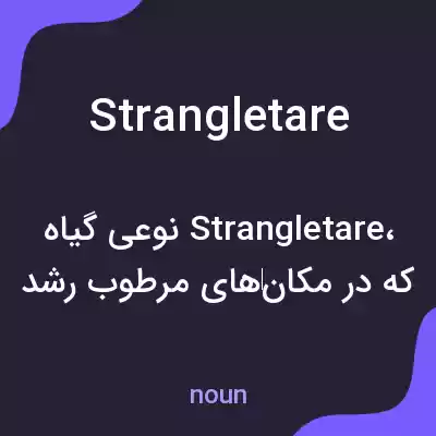 معنی strangletare به فارسی معنی strangletare به فارسی