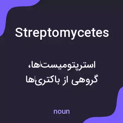 معنی streptomycetes به فارسی معنی streptomycetes به فارسی