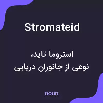 معنی stromateid به فارسی معنی stromateid به فارسی