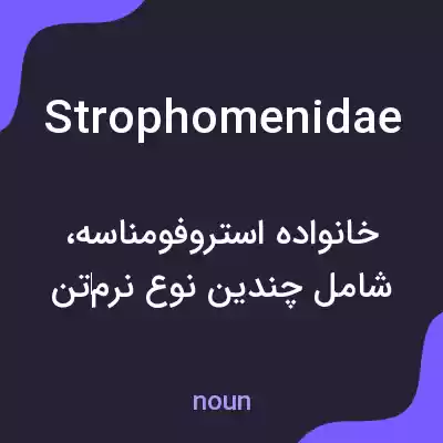 معنی strophomenidae به فارسی معنی strophomenidae به فارسی