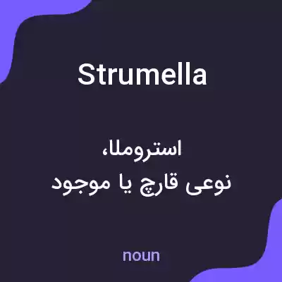 معنی strumella به فارسی معنی strumella به فارسی