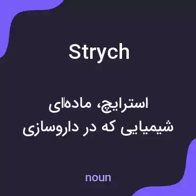 معنی strych به فارسی