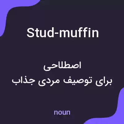 معنی stud-muffin به فارسی معنی stud-muffin به فارسی